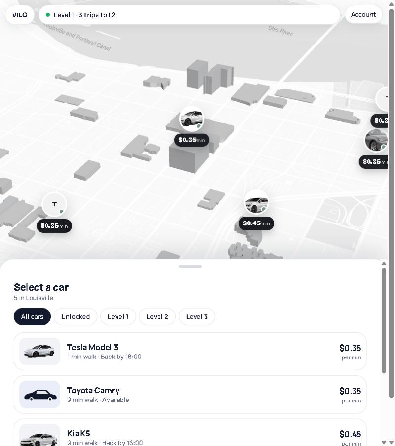 Vilo — your car earns while you work (carsharing)